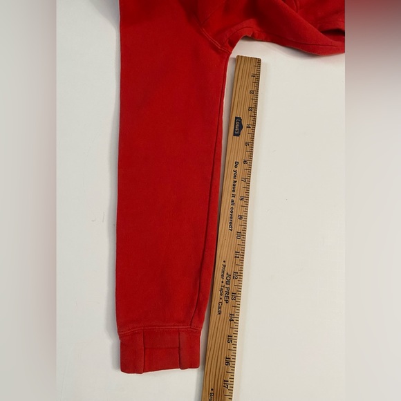 Nike Sweatshirt Crew Kangaroo pockets fleece kids size M, red - Picture 7 of 13